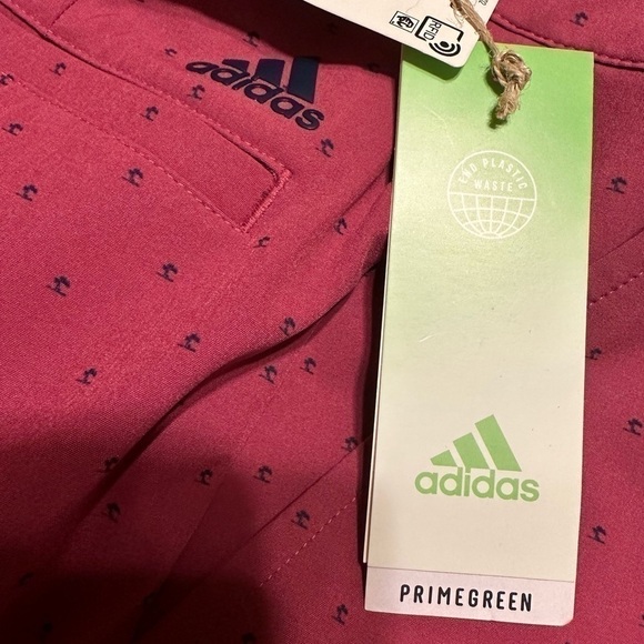 NEW Mens ADIDAS Ultimate365 Pine Print Shorts GM6583 Wild Pink Size 10” - Picture 5 of 7